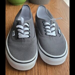 grey/pewter vans authentic style